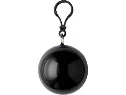 Pončo v loptičke PIPPA , Black (Farba Black)