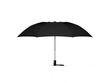 Automatický skladací obojstranný dáždnik, priemer 107 cm , Black