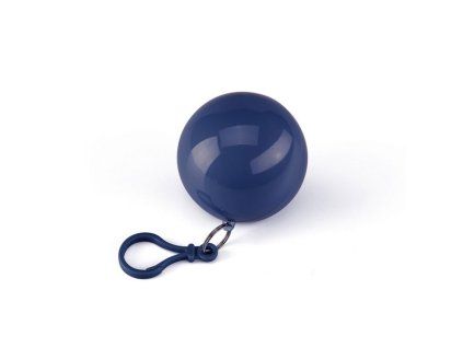 Pončo v guličke ISABEL , Blue (Farba Blue)