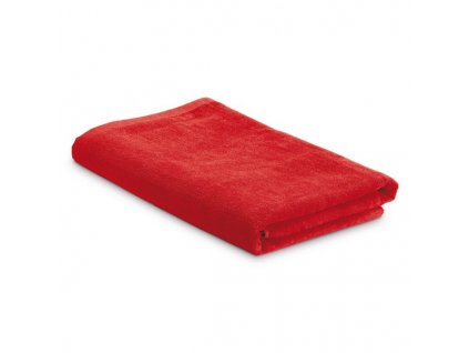 Plážový uterák (150x75cm) v taške (33x41,5cm) z netkanej textílie , Red (Farba Red)