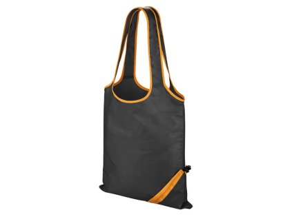 Skladacia taška Compact Shopper , black/orange (Farba black/orange)