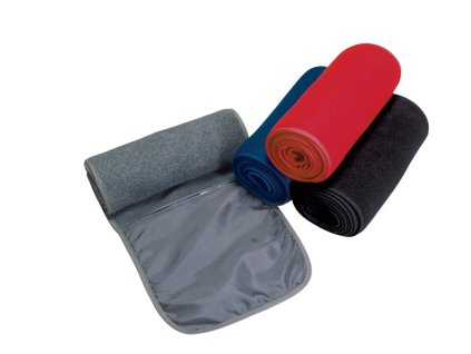 Polartherm™ Scarf with Zip Pocket , Black, 140 x 20 cm (Farba Black, Velkost 140 x 20 cm)