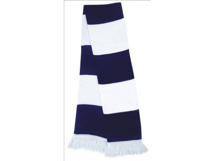 Team Scarf , white/navy (Farba white/navy)
