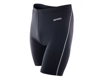 Men`s Bodyfit Base Layer Shorts , Black, XS/S (Farba Black, Velkost XS/S)