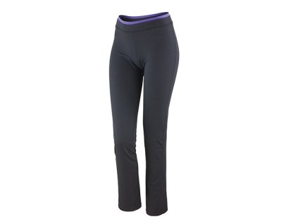 Women`s Fitness Trousers , black/lavender, S (10) (Farba black/lavender, Velkost S (10))