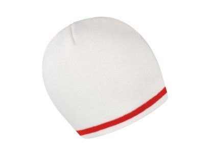 National Beanie , white/red (Farba white/red)