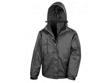 Men`s 3-in-1 Journey Jacket with Soft Shell inner , Black/Black, S (Farba Black/Black, Velkost S)
