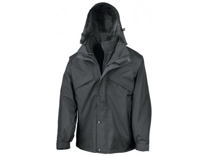 3-in-1 Zip & Clip Jacket , Black, S (Farba Black, Velkost S)