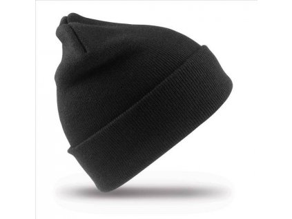 Woolly Ski Hat , Black