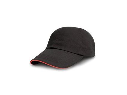 Printers / Embroiderers Cap , black/red (Farba black/red)