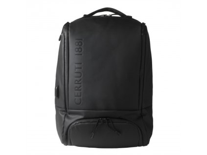 Ruksak na notebook s výstupom pre nabíjanie , Black (Farba Black)