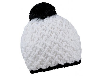 Čiapka Rough Style Winter Hat , white/black