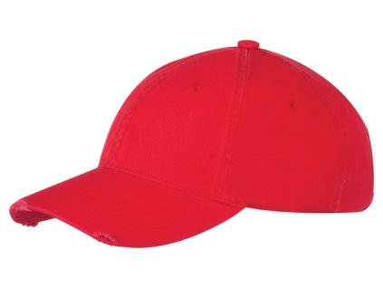 Baseballová čiapka Damaged Cap , Red (Farba Red)