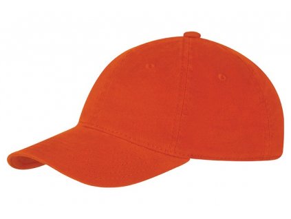 Baseballová čiapka Washed Co-Fit Cap , Orange (Farba Orange)