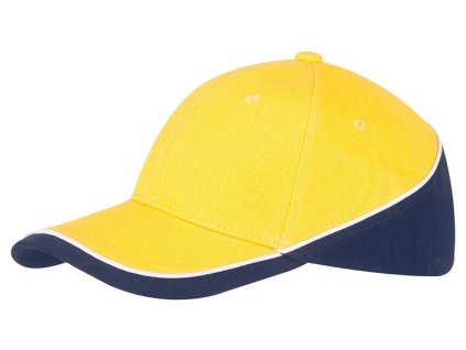 Baseballová čiapka New Wedge Cap , Yellow/White/Navy (Farba Yellow/White/Navy)