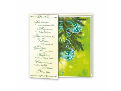 Novoročný pozdrav , mixed (Farba mixed)