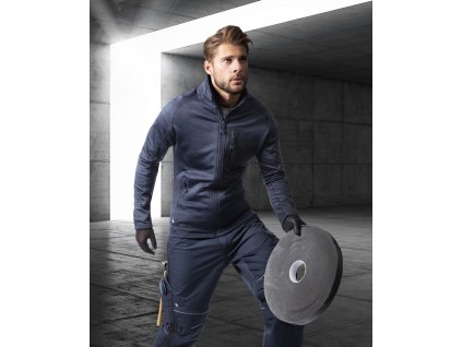 Mikina ARDON®Breeffidry melange tm.modrá S (Varianta S)