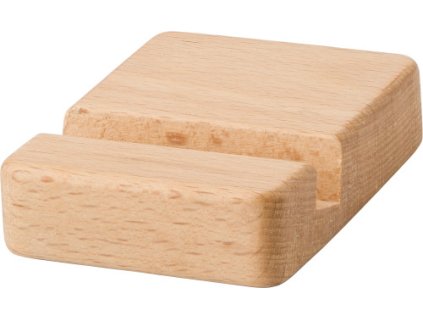 Držiak telefónu z bukového dreva , Brown (Farba Brown)