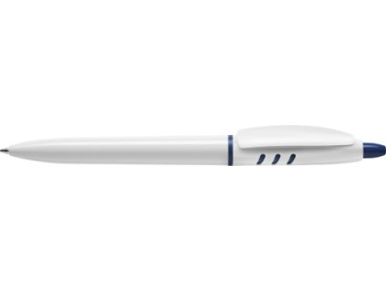 Guľôčkové pero S30 (modrá náplň) , white/blue (Farba white/blue)