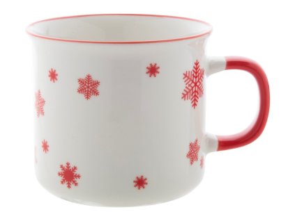 Retro vianočný hrnček (300 ml) , Red (Farba Red)