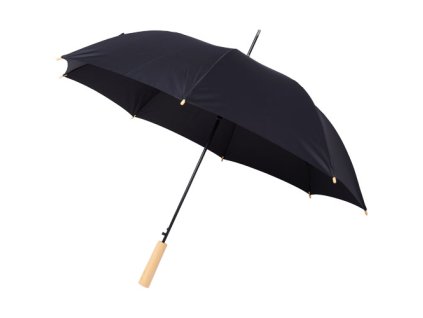 23 -palcový recyklovaný dáždnik , solid black (Farba solid black)
