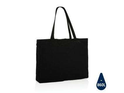 Taška Impact z recyklovanej bavlny AWARE™ (145 g/m2) , Black (Farba Black)