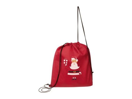 Vianočné sťahovacie vrecúško , Red (Farba Red)