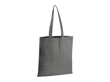 Taška z recyklovanej bavlny (140 g/m2) , Black (Farba Black)