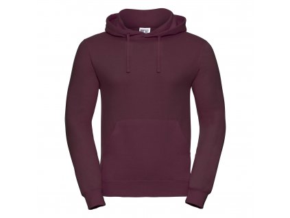 Hooded Sweatshirt , Burgundy, XS