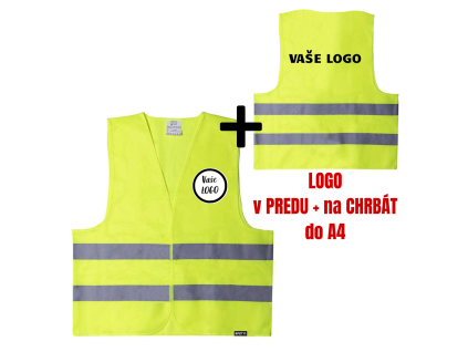 Reflexná vesta s logom