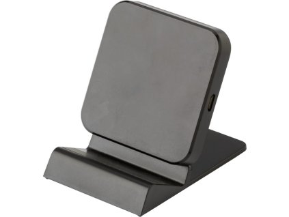 Plastová bezdrôtová nabíjačka , Black (Farba Black)