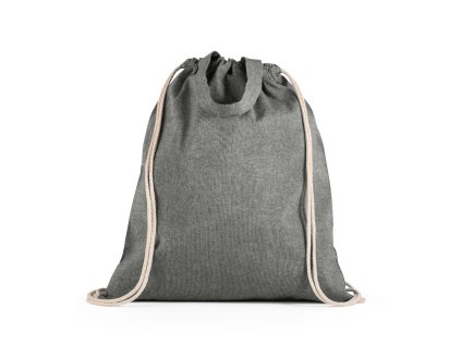 Vrecúško/taška z recyklovanej bavlny (140 g/m2) , Black (Farba Black)