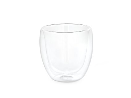 Sklenený termopohár 220 ml , transparent (Farba transparent)