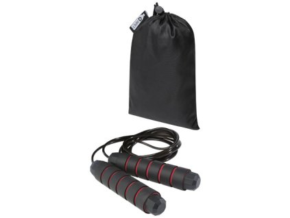 Mäkké švihadlo v puzdre z RPET , Red (Farba Red)