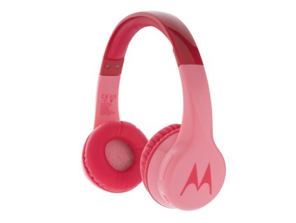 Detské bezpečnostné bezdrôtové slúchadlá Motorola JR300 , Pink (Farba Pink)