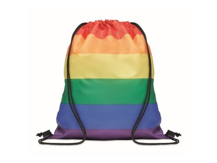 Dúhové vrecúško z 210D RPET , multicolour (Farba multicolour)