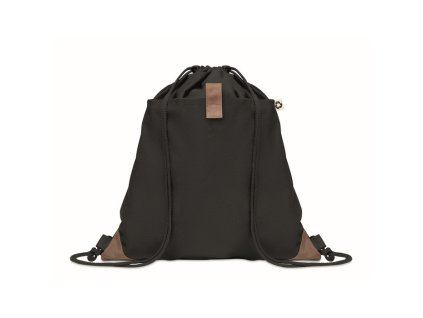 Vrecúško z recyklovanej bavlny (220 g/m2) , Black (Farba Black)