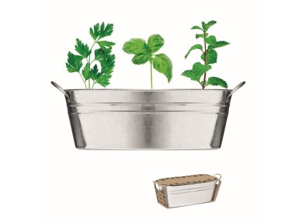 Vanička so semienkami byliniek , Dull silver (Farba Dull silver)