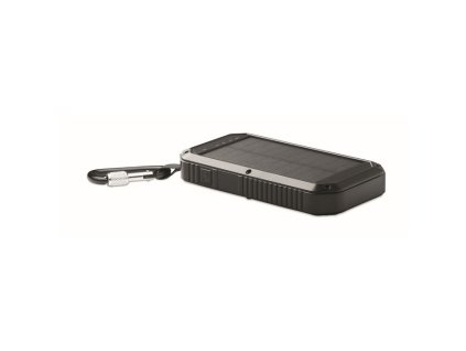 Solárna nabíjačka 8000 mAh , Black (Farba Black)