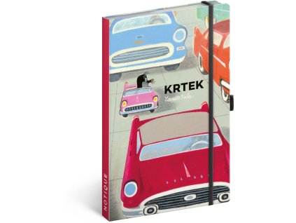 Notes Krtko a autíčko , mixed (Farba mixed)