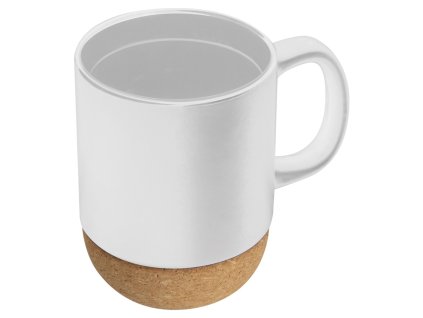 Keramický hrnček s korkom , white (Farba white)