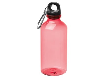 Športová fľaša (400 ml) z RPET , Red (Farba Red)