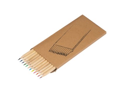 12-dielna sada farbičiek , Brown (Farba Brown)