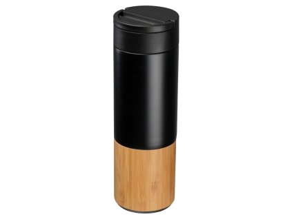 Termoska 500 ml , black/wood (Farba black/wood)