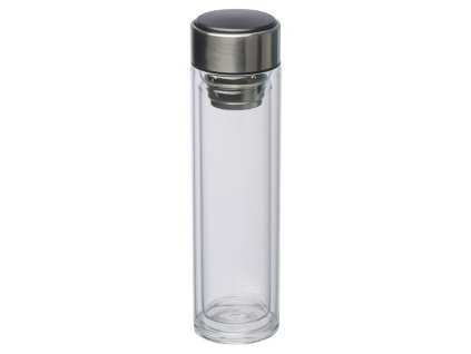 Termoska s teplomerom, 400ml , transparent (Farba transparent)