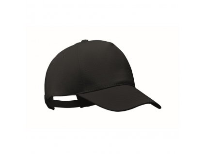 5-panelová šiltovka z org.bavlny , Black