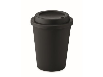Dvojstenný pohár "To go" 300ml , Black (Farba Black)