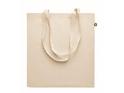 Taška z recyklovanej bavlny (140 g/m2) , Beige (Farba Beige)