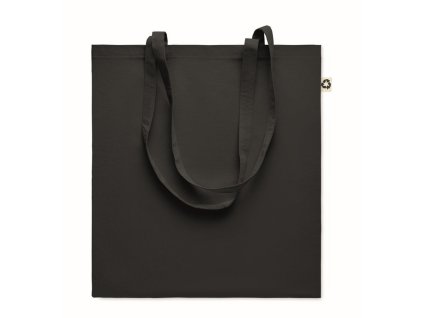 Taška z recyklovanej bavlny (140 g/m2) , Black (Farba Black)