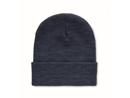 Zimná čiapka so zahnutým okrajom , Blue (Farba Blue)